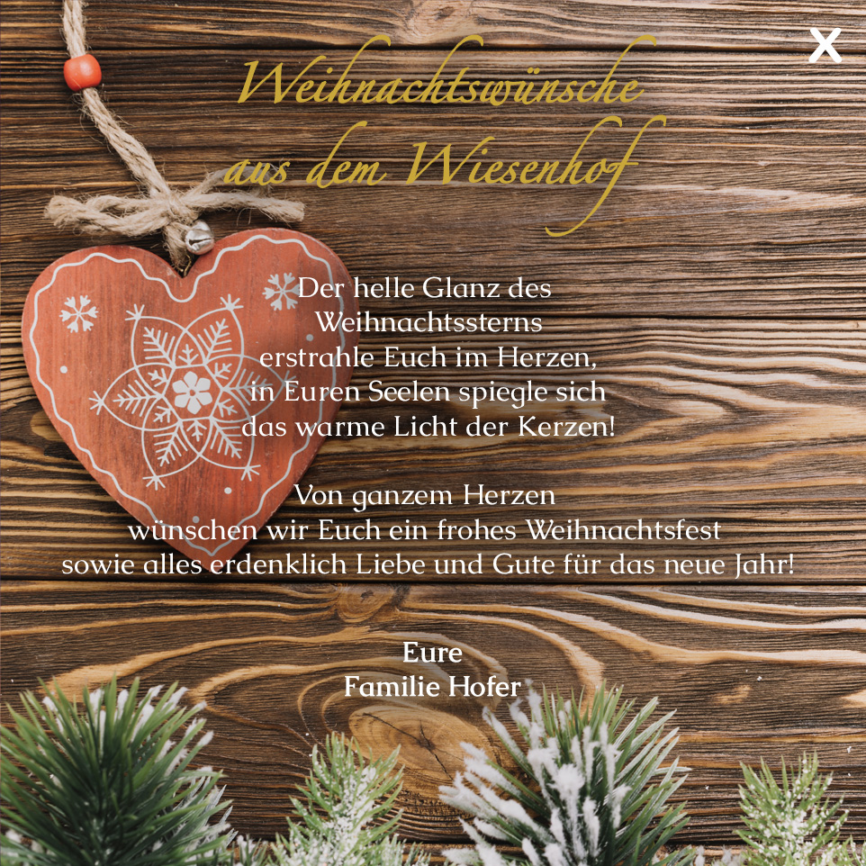 Weihnachtswünsche